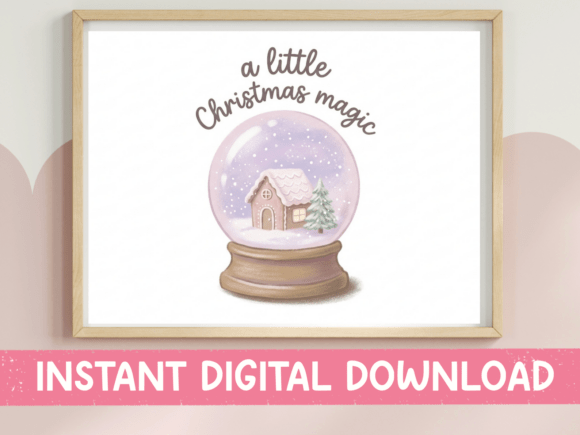 A Little Christmas Magic Snow Globe: Capturing Festive Charm