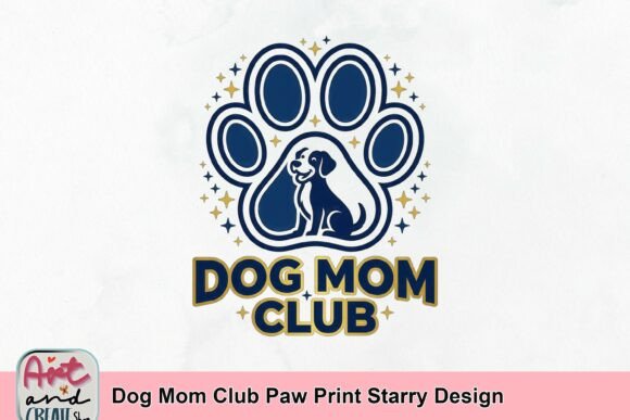 Dog Mom Club Paw Print Starry Design: A Guide