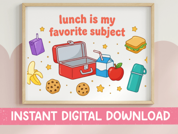 Lunch is My Favorite Subject: A Playful SVG for School Designs