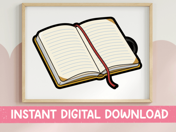 Open Journal Notebook Bookmark Sticker: The Details That Matter