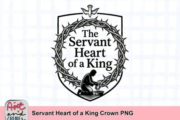 Servant Heart of a King Crown PNG: Design with Purpose