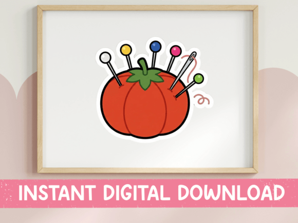 The Iconic Tomato Pincushion: A Sewing Sticker for Crafters