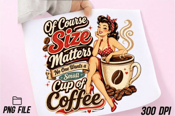 Why Size Matters Coffee Retro Sublimation Resonates