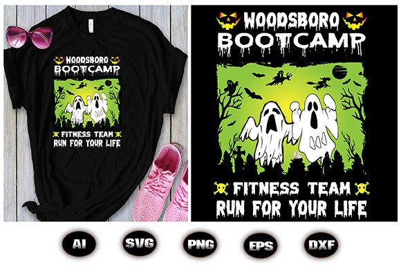 Woodsboro Bootcamp Fitness: The Typography of Athletic Grit